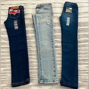 Girls Size 10 Jeans Bundle – 3 Pairs – NEW WITH TAGS